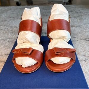 Sarah Flint Nadia Tan Leather Sandals